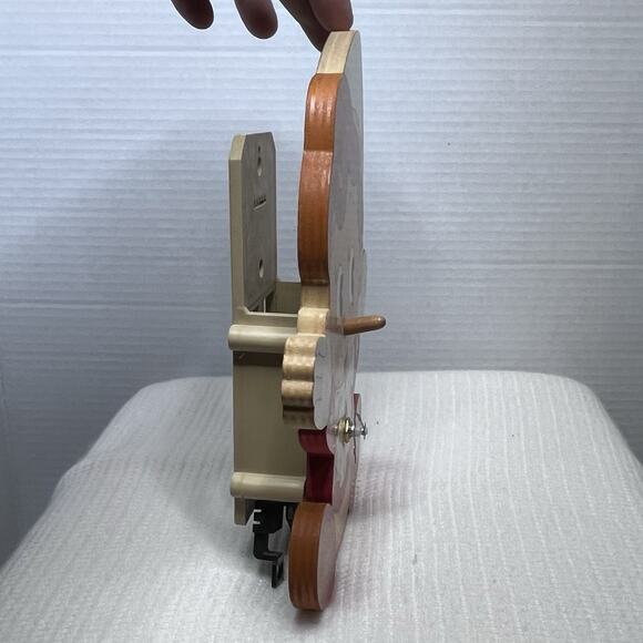 Bartolucci Italy Hanging Pinocchio Clock Wooden Pendulum Battery Tested Works - Picture 5 of 7